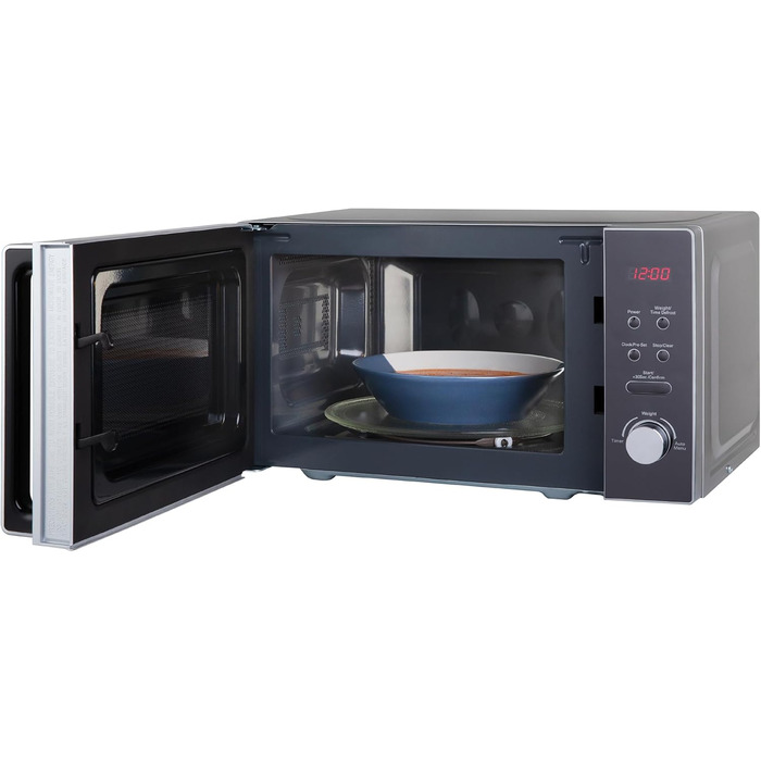 Мікрохвильова піч Russell Hobbs RHM2076S, 20 л, 800 Вт, срібна, окремо стояча