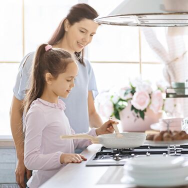 Набір посуду RIOVARM: сковороди з антипригарним покриттям (18см, 20см, 24см) та каструля з кришкою, без PFOA