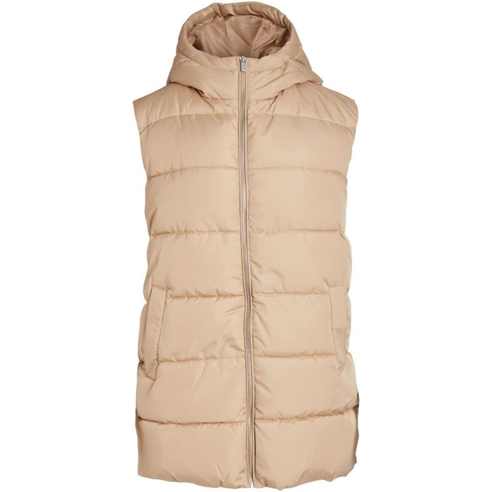 Жилет утеплений Vila Vitate S/L для жінок, розмір 34, колір Sesame