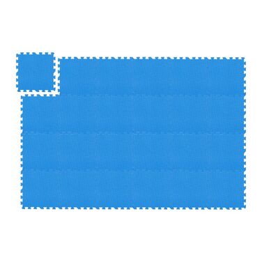 Relaxdays Floor Protection Mats for Fitness Equipment, 24-Piece Set