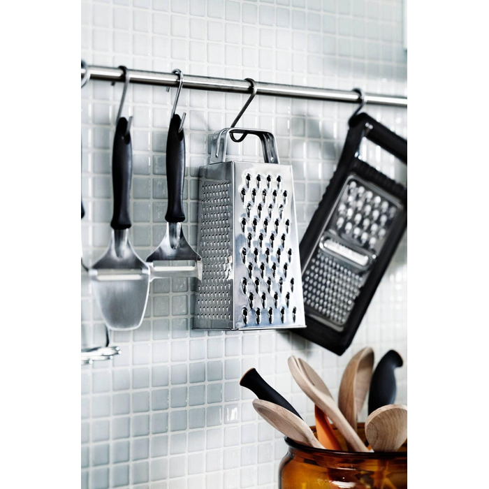 Терка Fiskars Essential 4-стороння, нержавіюча сталь, 23 см, срібляста (1065589)