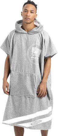 HOMELEVEL Badeponcho Unisex - Surf Poncho made of Cotton/Polyester - Towel for Adults - Bathrobe for Women and Men - Hooded Bath Towel