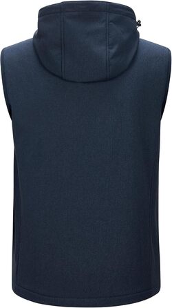 Чоловіча розкішна жилетка Softshell Weste 33,000ft з капюшоном, водонепроникна, темно-синього кольору (Heidekraut)