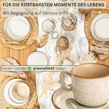 Набір чашок для еспресо SÄNGER Rio Creme (8 шт.), набір чашок для 4 персони, чашки для еспресо та мокко, стійкі до подряпин, миття в посудомийній машині, мікрохвильової печі, кремового кольору, 80 мл