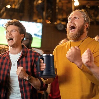 Термокружка для пива Ideus® 710мл з нержавіючої сталі, 24oz, для Октоберфесту (Морська синя)