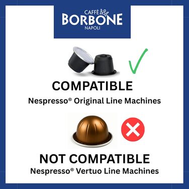 Кава в капсулах Caffè Borbone Respresso Rote Mischung (Червона суміш), сумісні з Nespresso, 100 шт