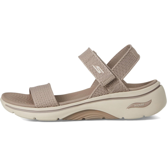 Сандалі Skechers Go Walk Arch Fit 2.0 Annie – бежеві текстильні жіночі, 38 EU