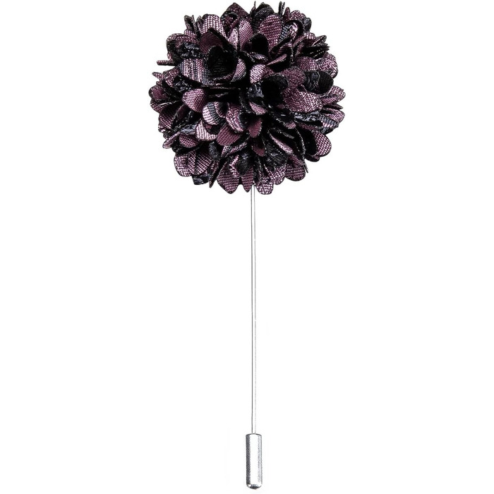 Набір краватка, нагрудна хустинка, запонки та латунний шпилька Hi-Tie для весілля та ділових зустрічей, жаккардовий шовк, сріблястий