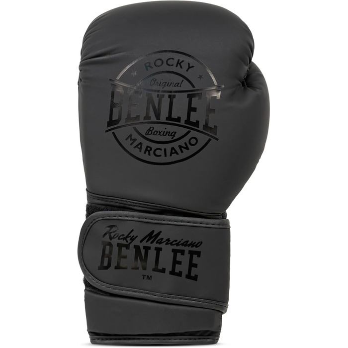 Боксерські рукавички BENLEE з екошкіри, 14 oz, чорні