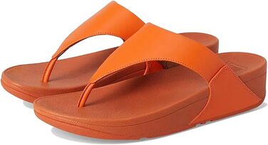 Сандалії жіночі Fitflop Lulu з шкіри, з підтримкою пальців, помаранчевий (37 EU)