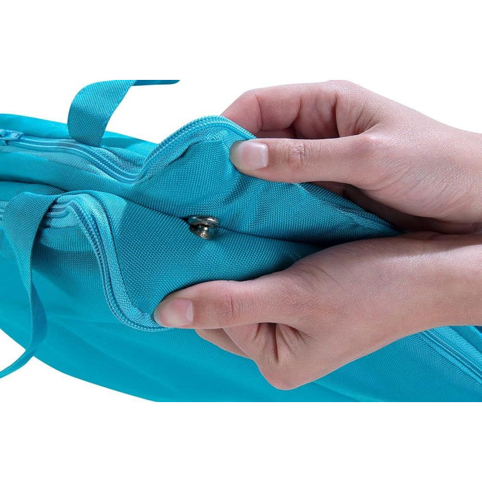 Складаний килимок для собак KAHU® для подорожей (60x80 см) • Зручний килимок-подушка для собак • Килимок для собак у подорожах • Легкий килимок для собак • Миючий килимок для собак • Колір: блакитний