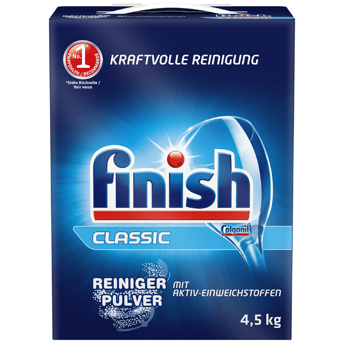Порошок для посудомийних машин Finish Classic без фосфатів, 3 x 3 кг (загальна вага 9 кг)