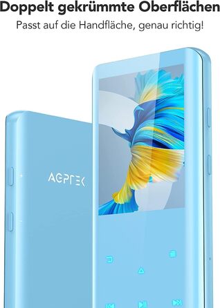MP3 плеєр AGPTEK 32GB з Bluetooth 5.0, 2.4