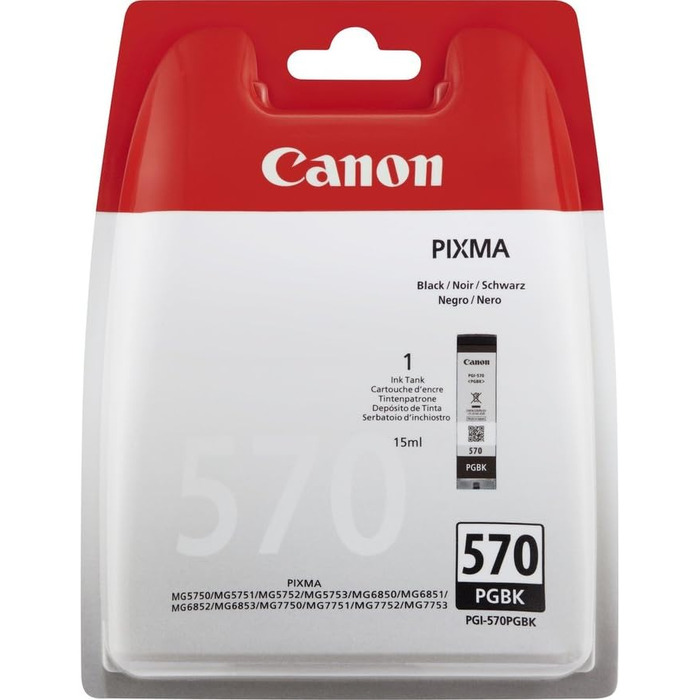 Оригінальний чорнильний картридж Canon PGI-570 чорний (Pigment Black), стандартний