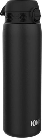 Ion8 Vacuum Insulated Stainless Steel Water Bottle, 1 Liter, 920 ml, Leak-Proof, One-Handed Opening, Secure Locking, Dishwasher Safe, Carrying Handle, Durable, Ideal for Sports and Yoga