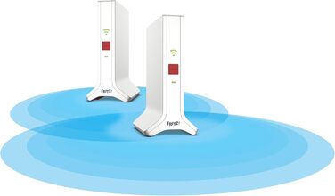 Набір FFRITZ!Mesh 4200 (2 шт.) - Mesh-система Wi-Fi 6 (Triband), до 4200 Мбіт/с, охоплення до 5 кімнат, для міжнародного використання