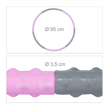 Relaxdays Hula Hoop for Adults