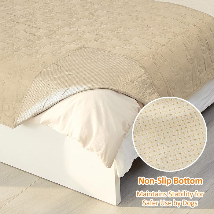 Водонепроникний килимок для собак Pawsee, 150 x 120 см, антиковзаюча підстилка для собак, захисний коврик для дивана, легко миється