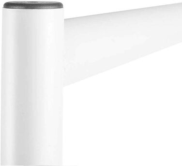 The Shopfitting Shop Clothes Rack 1.83 m long x 1.54 m high, robust, 32-mm steel pipe, White