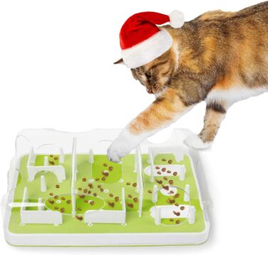 ALL FOR PAWS Interactive Cat Food Station Puzzle, Interactive Intelligence Toy for Cats, Interactive Cat Toy...