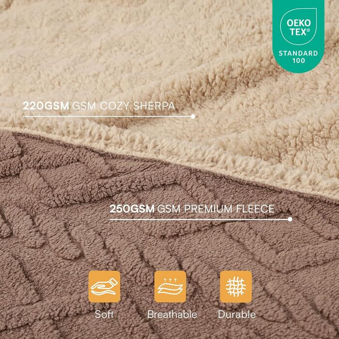 Водонепроникний коврик для собак Luciphia, флісовий, для тварин, для дому та на вулицю, захисний для дивану, ліжка, автокрісла, меблів, M (100 x 145 см), Хакі