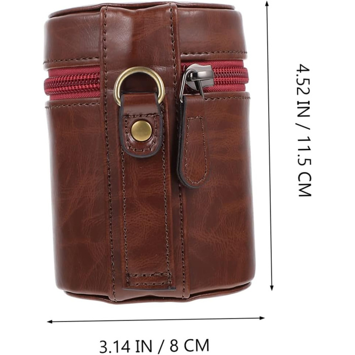 Водонепроникний чохол для об'єктивів камери Garneck: захист від подряпин та пилу, легкий у відкритті та закритті, для зберігання об'єктивів та аксесуарів, міцний, 11.5x8x8 см