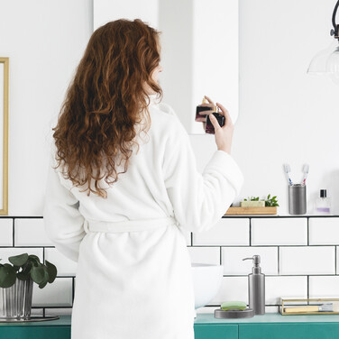 Relaxdays 5-Piece Bathroom Set Matte