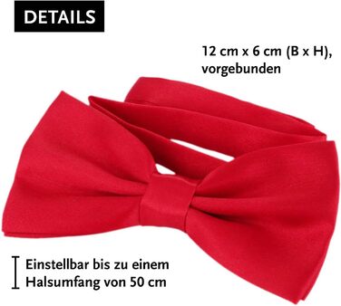 Підтяжки чоловічі DonDon Y-подібні, 3,5 см, еластичні, регульовані, комплект з метеликом 12x6 см, червоні