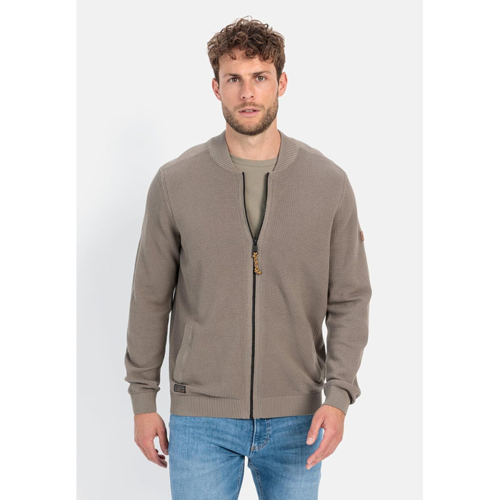 Кардиган чоловічий Camel Active з органічної бавовни, сертифікований (3XL, Rock Grey)
