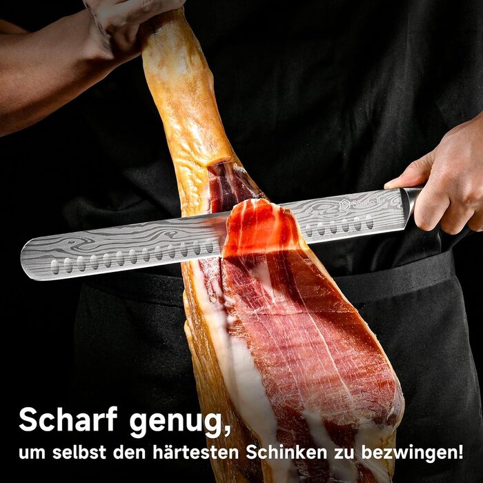 Ніж Sunnecko для овочів та фруктів 9 см: універсальний кухонний ніж з нержавіючої сталі з ергономічною ручкою