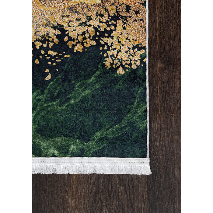 Kilim Mazovia Modern 80x150 cm green-gold