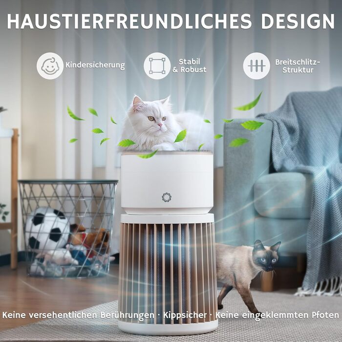 Повітряочищувач та зволожувач Airthereal 2-в-1 (AGH400) для площі до 125 м², 3-ступенева фільтрація, датчик якості повітря, нічний режим, автоматичне зволоження