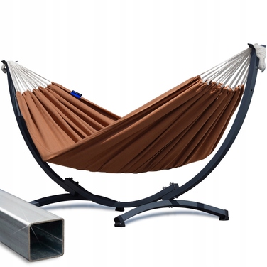 Гамак без стійки Potenza, коричневий, навантаження до 120 кг, 250 x 120 см