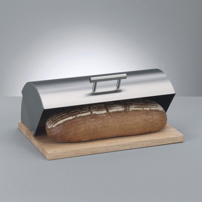 Бокс для хліба Zeller 27283 білий, сріблястий (39,5 x 28 x 16 см)