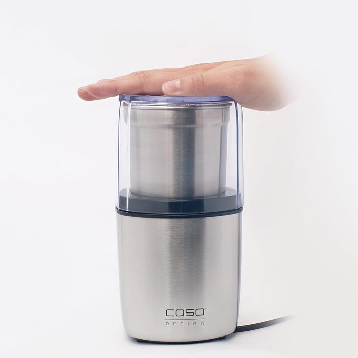 Електрична кавомолка та подрібнювач CASO Coffee & Kitchen Flavour з нержавіючої сталі - для кави, песто, горіхів, спецій