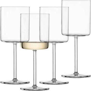 Набір келихів для білого вина Schott Zwiesel Modo (4 шт.), Made in Germany, Tritan-кристалл, для миття в посудомийній машині