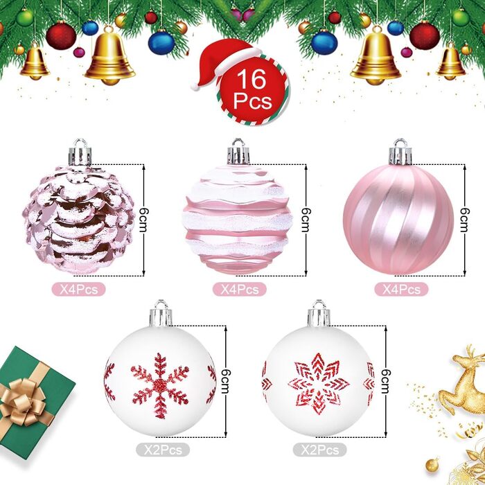 Набір ялинкових прикрас 