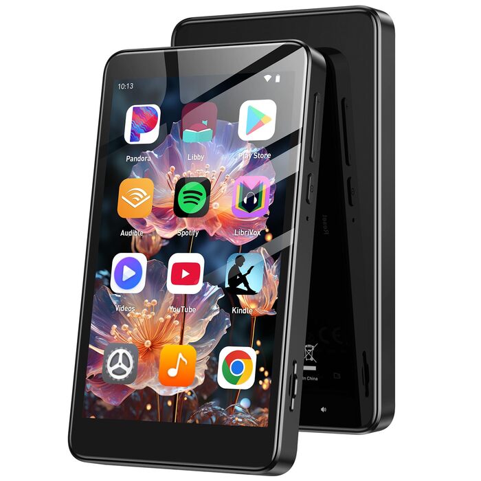 MP3 плеєр AGPTEK з Bluetooth та Wi-Fi, Android 14, 4