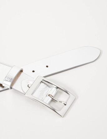 Жіночий ремінь MGM Dolce Grande 95 см сріблястого кольору