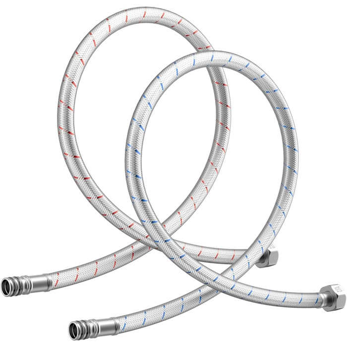 Кухонний змішувач Dayone з висувним виливом, нержавіюча сталь SUS304, високий тиск, для кухні, мікшер, 2 функції, поворотний на 360°, кухонний змішувач (з підключенням до шлангу)