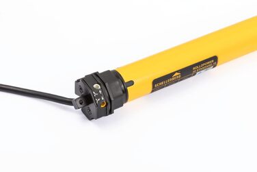 Електричний ролетний мотор Schellenberg Mini 6 Нм для рулонних штор, механічне налаштування кінцевих положень, для труби 40 мм, до 4 м², комплект із настінним кріпленням, набір 3 шт.