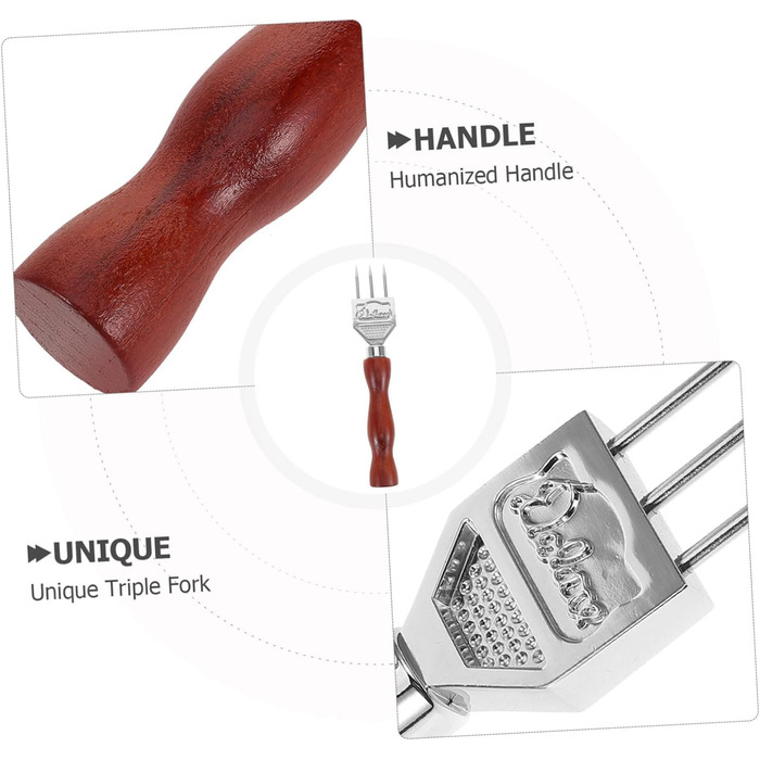 Cabilock 4 Pack Trident Ice Pick Bar Tool Ice Pick Bartender Ice Pick Stable Ice Breaker Tool Bar Accessories Ice Scoop Tool Breaker Tool Ice Cracking Tools Stainless Steel
