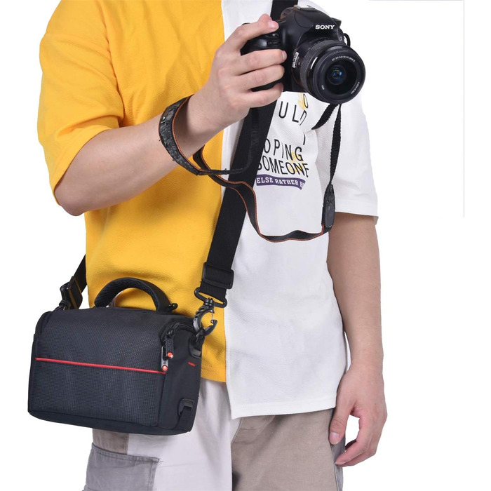 Чохол для камери FOSOTO SR-Kameratasche, чорний, водонепроникний, середній