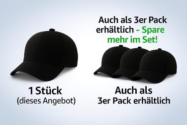 Кепка бейсболка 4sold, чорна, унісекс, бавовна, регульована, легка та дихаюча