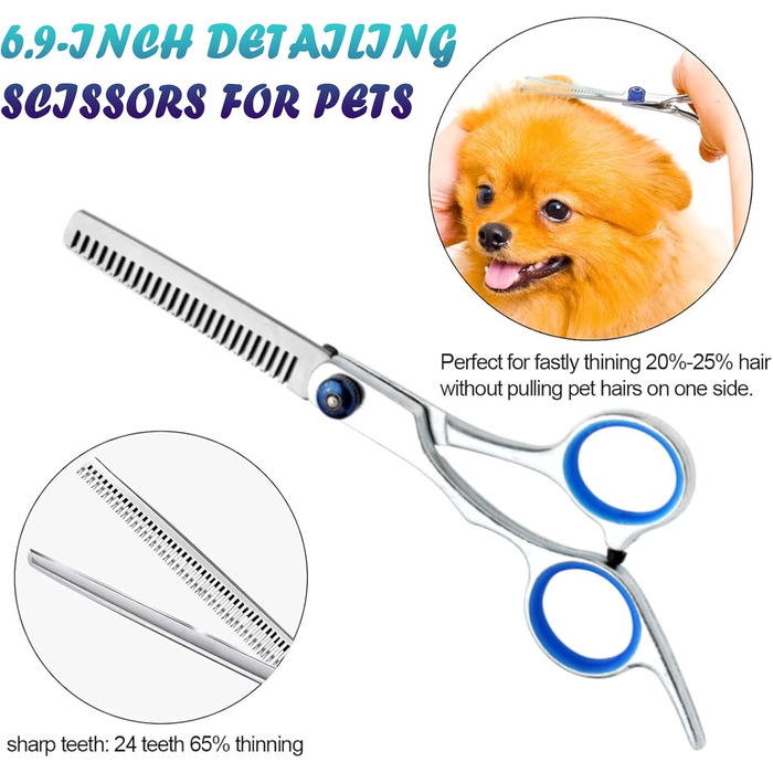 Набір ножиць для грумінгу собак та котів: професійний інструмент для догляду за шерстю