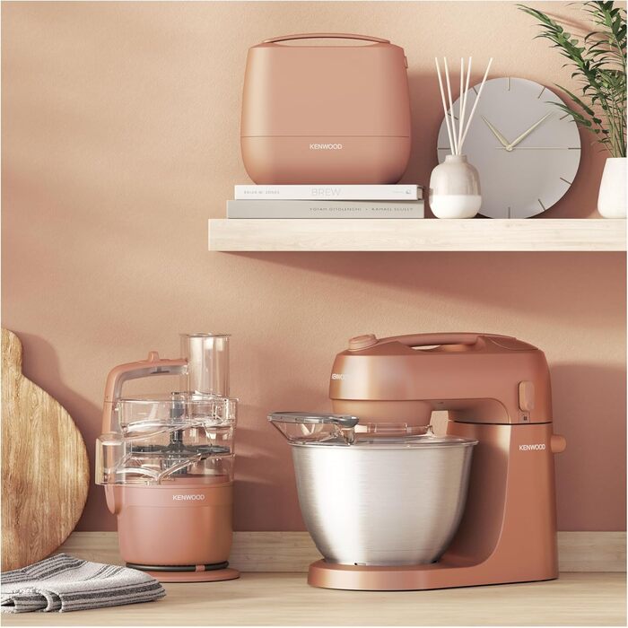 Кухонний комбайн Kenwood MultiPro Go FDP22.130GY, 900 Вт, блакитний, 1.3 л, для нарізки, натирання, пюрування та замішування тіста