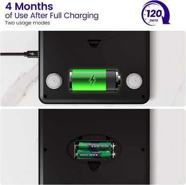 Кухонні ваги електронні, 15 кг, точність 1 г, USB-C, харчові, професійні, сріблясті