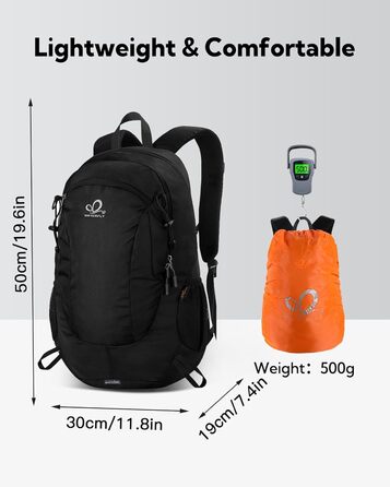 Водонепроникний туристичний рюкзак WATERFLY 30L для походів, трекінгу, подорожей, чоловічий та жіночий, міський та outdoor