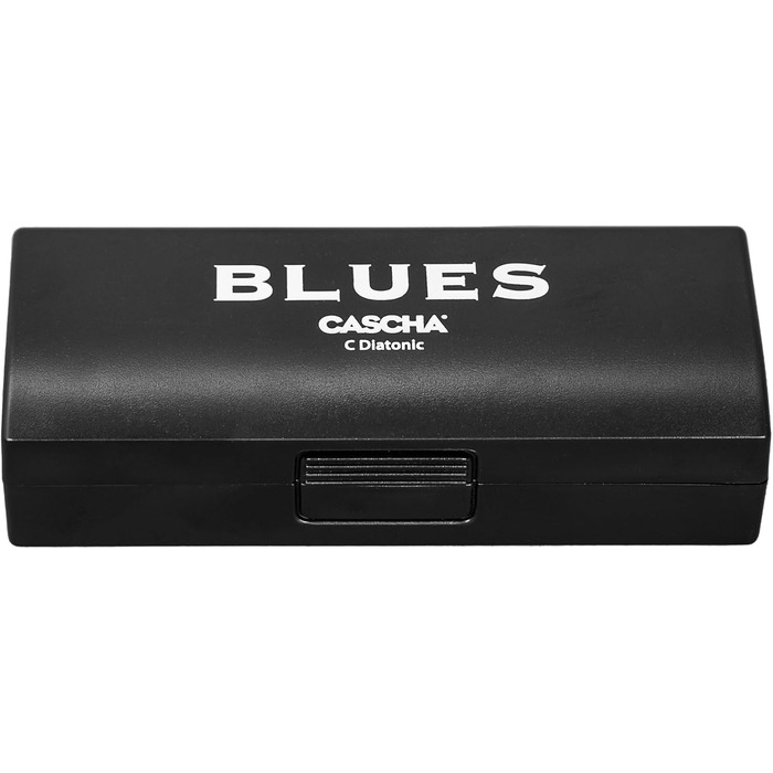 Гармоніка Cascha Blues C-Dur для початківців та професіоналів, 10-лохова діатонічна гармоніка, преміум звук, мідні механізми, еластичний кейс, серветка для чищення.