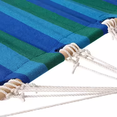 DETEX® Hammock with Stand - Durable, Robust, Portable, Outdoor Hammock, Travel Hammock, Camping Hammock, Garden, Balcony, Blue